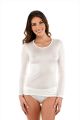 DermaSilk Ladies Shirt Round Neck Long Sleeve