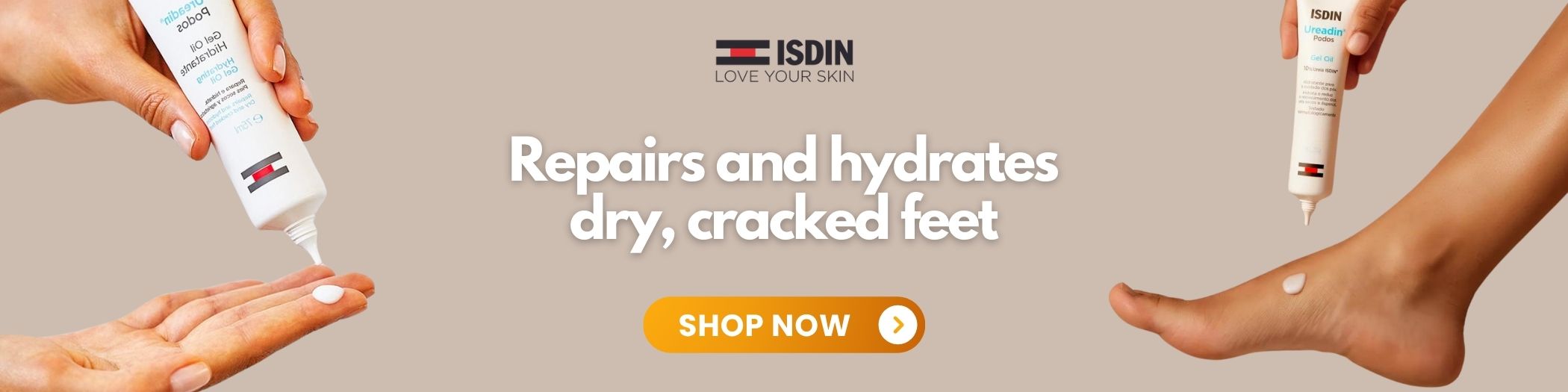 Ureadin gel podos for cracked dry feet